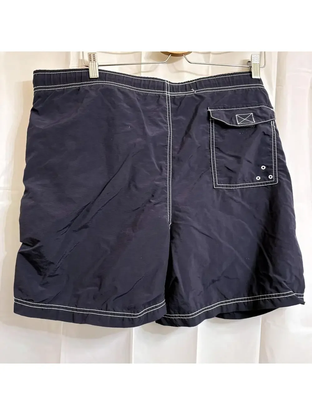 Tommy Hilfiger Men's Lined Board Shorts Swim Trunks Large L Blue Red White